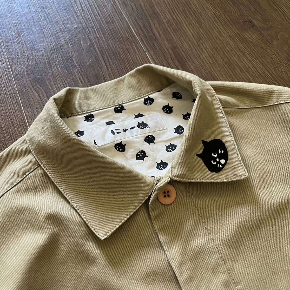 Ne-Net Rare Ne-Net Cat Patch Cropped Work Jacket - Issey Miyake Size US M / EU 48-50 / 2 - 2 Thumbnail