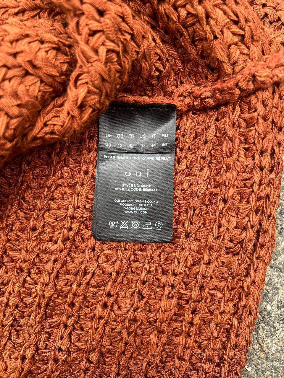 Vintage Vintage Cardigan knit Avant Garde Sweater By Oui Size L / US 10 / IT 46 - 4 Thumbnail