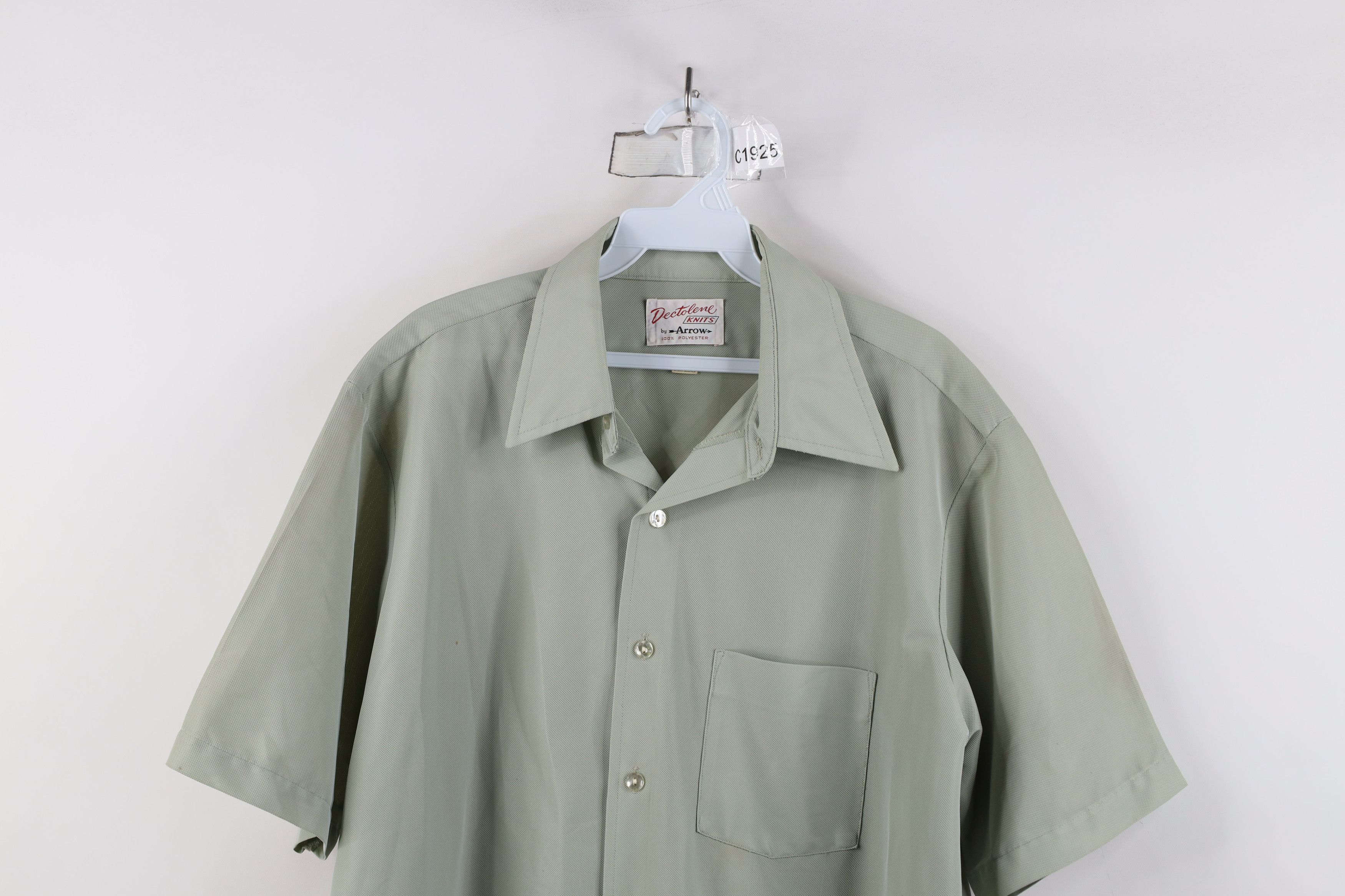 Vintage Vintage 70s Streetwear Short Sleeve Collared Button Shirt Size US M / EU 48-50 / 2 - 2 Thumbnail