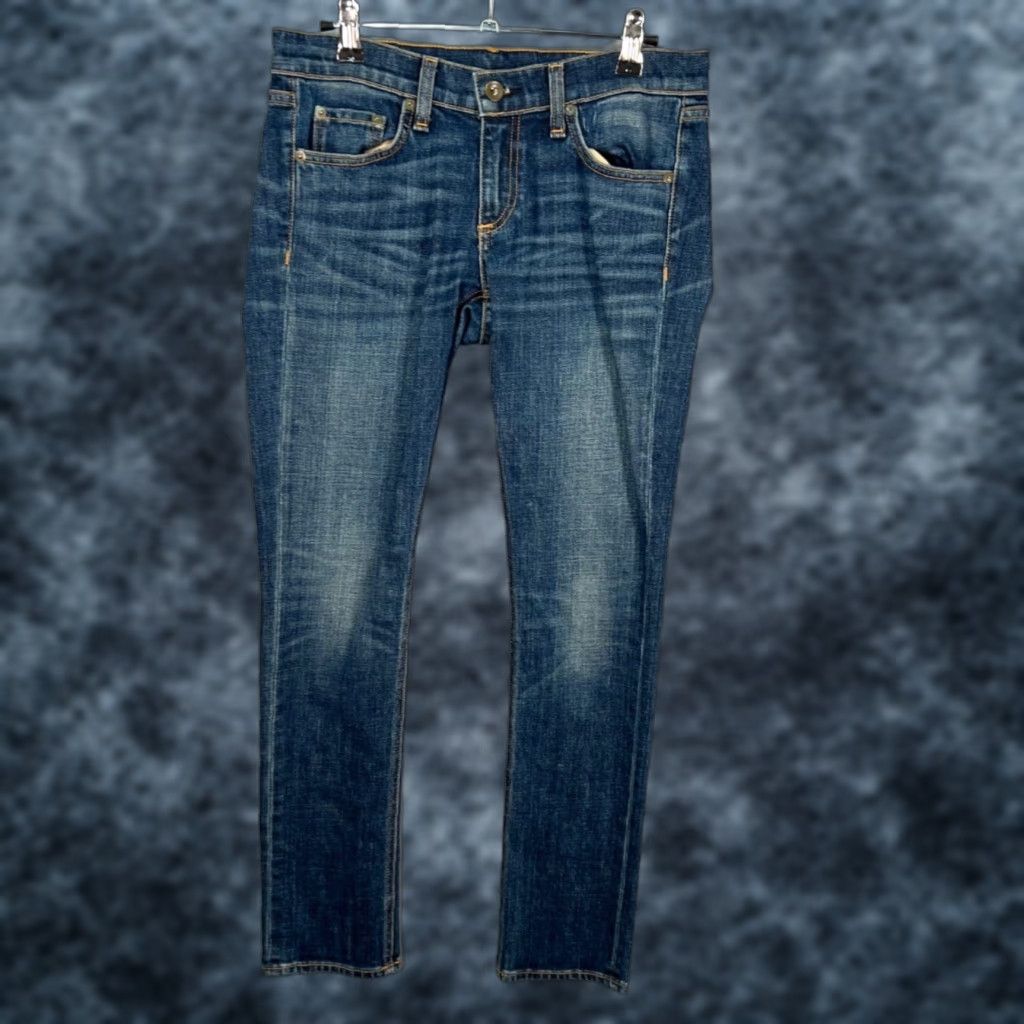 Rag & Bone Rag & Bone Womens Size 25 Tomboy Skinny Mid-Rise Jeans Blue Denim Size 42" / US 20 - 1 Thumbnail