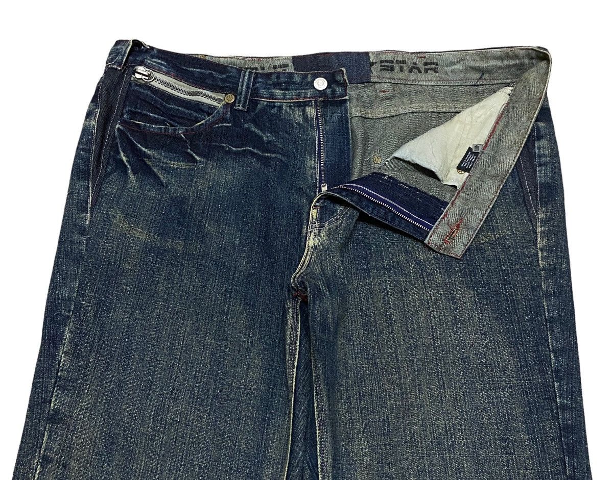 Vintage Rare Design Vintage Brand Split Star Baggy Jeans 2000s Size US 40 / EU 56 - 6 Thumbnail