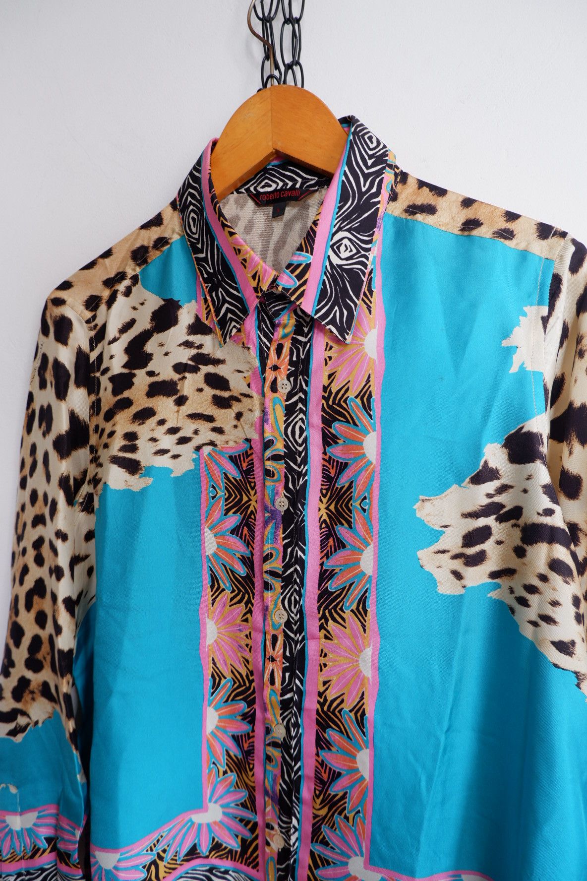 Roberto Cavalli 2003 Roberto Cavalli Animal Silk Printed Size US S / EU 44-46 / 1 - 3 Thumbnail