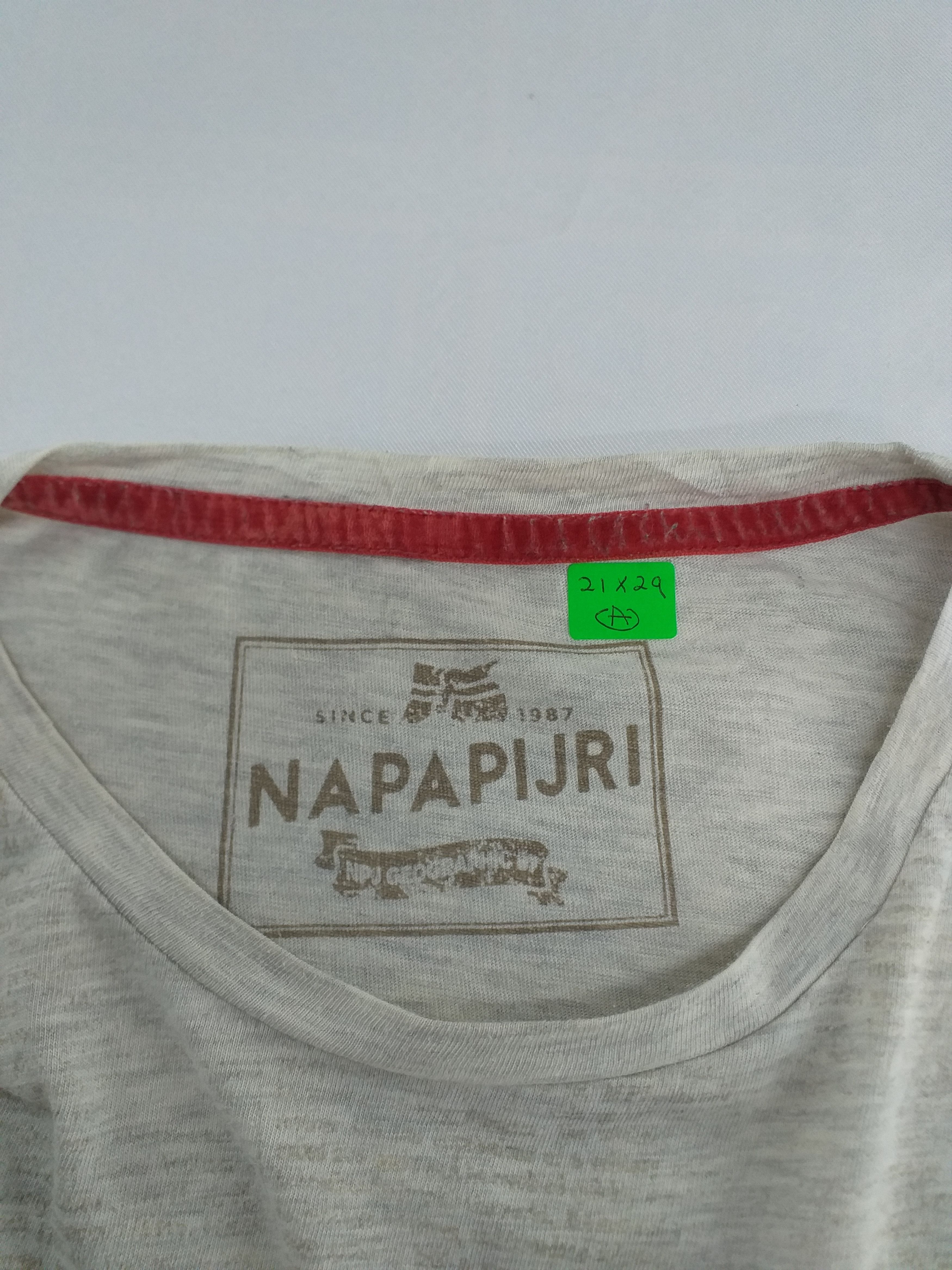 Japanese Brand Vintage Napapijri Long Sleeve Large T Shirt -A074 Size US L / EU 52-54 / 3 - 3 Thumbnail