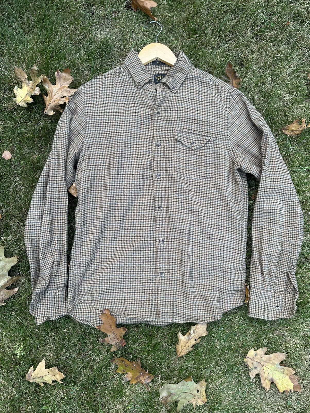J.Crew J Crew Slim Fit Flannel Size US S / EU 44-46 / 1 - 1 Thumbnail