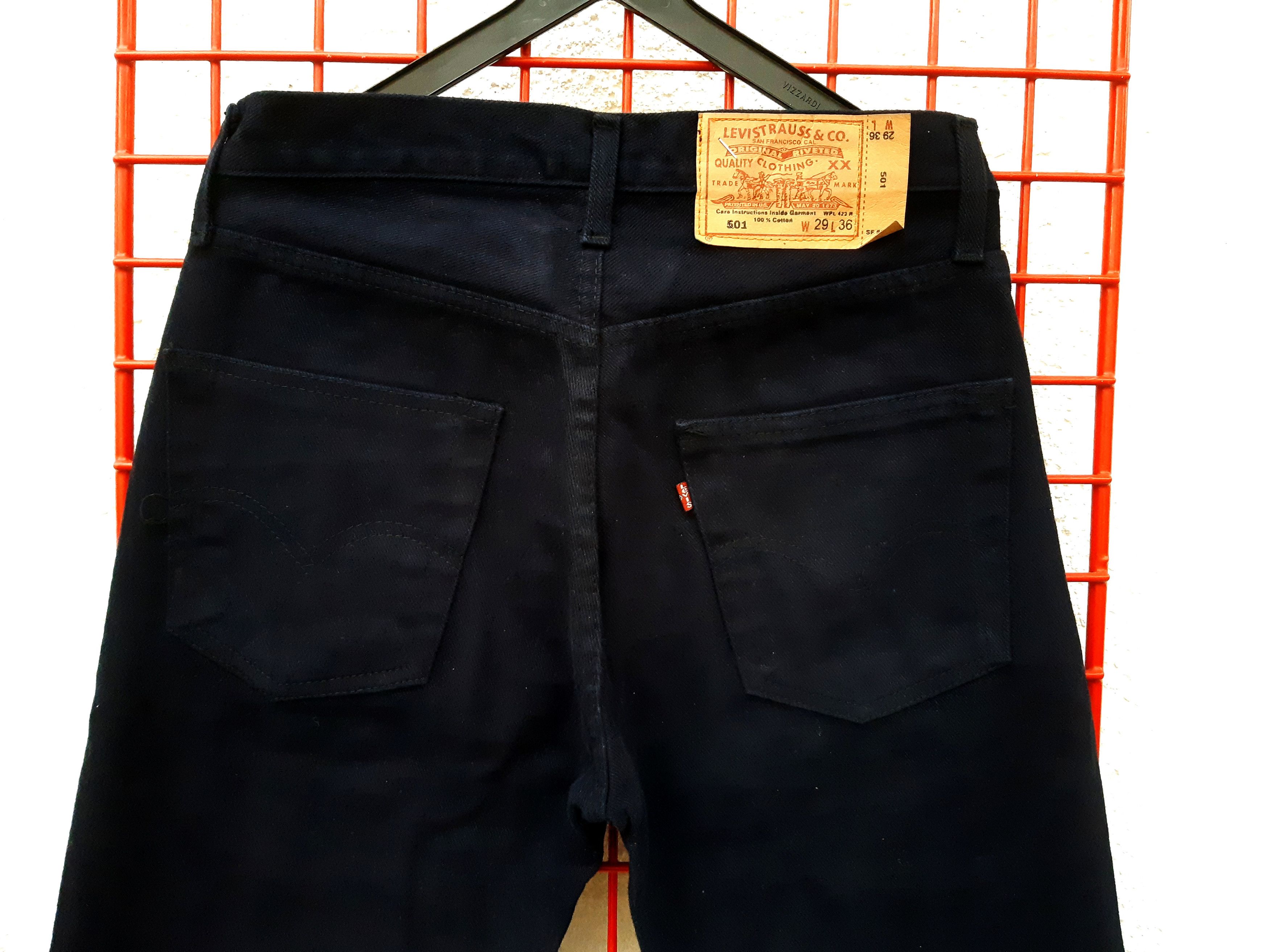 Levi's Vintage 90s LEVIS 501 Jeans Italy size W29/L36 NOS Size 29" - 6 Thumbnail