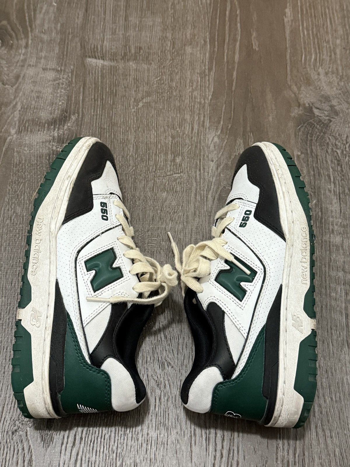 New Balance Green white and black 550 Size US 8 / EU 41 - 3 Thumbnail