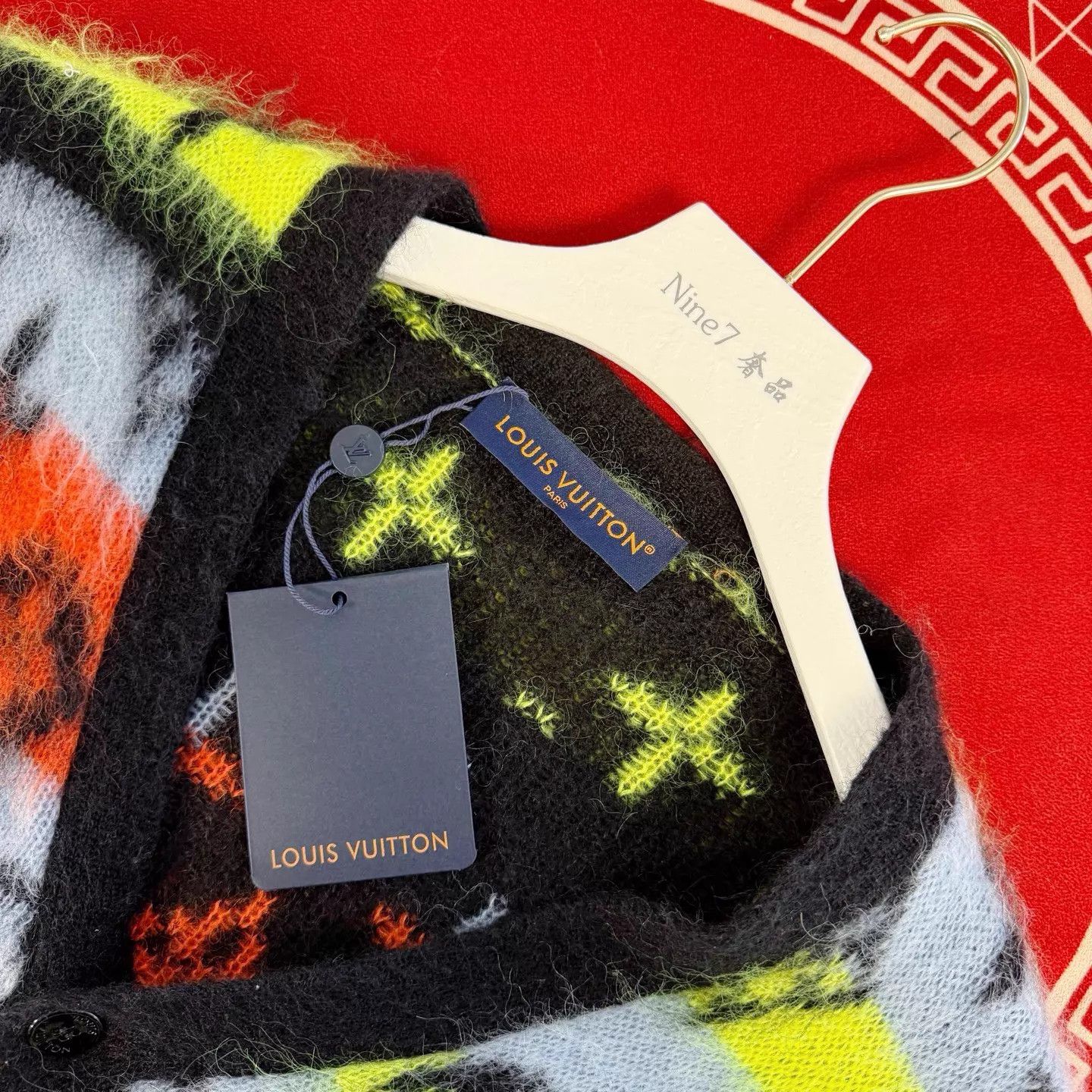 Louis Vuitton LV Multicolor Monogram Mohair Knit Cardigan M New Size US M / EU 48-50 / 2 - 3 Thumbnail