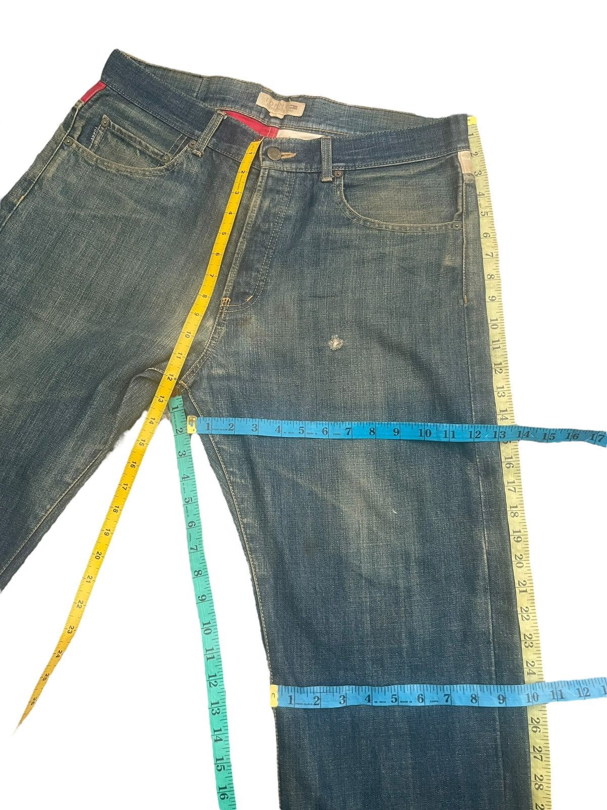 Tommy Hilfiger Tommy Faded Distresed Denim Size US 36 / EU 52 - 20 Thumbnail