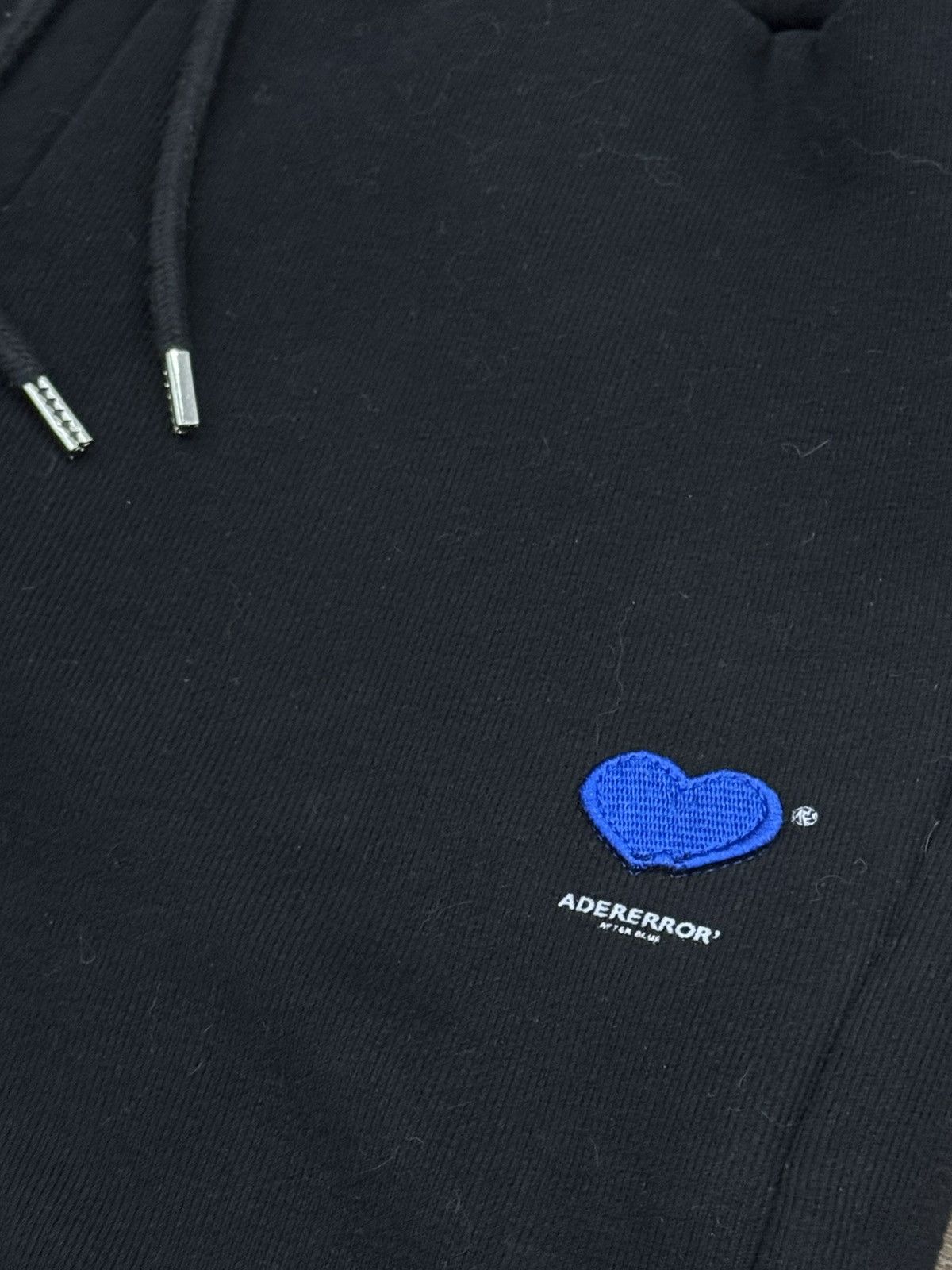 Ader Error ADERERROR "After Blue" Twin Heart Sweatpants - Black Size US 31 - 5 Thumbnail