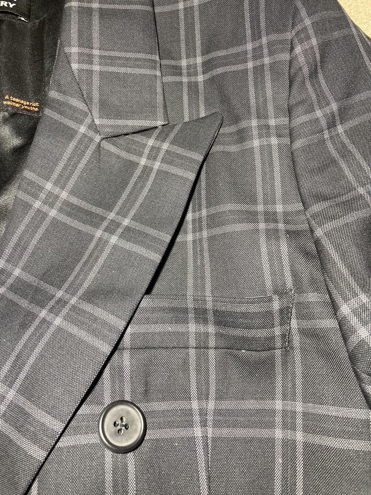 Liberal Youth Ministry SS21 Liberal Youth Ministry Suit Jacket Plaid Pattern 2021 B Size 46R - 5 Thumbnail