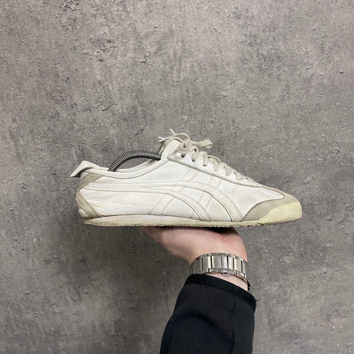 Asics Vintage Asics Onitsuka Tiger Mexico 66 White Sneakers Size US 7.5 / EU 40-41 - 3 Thumbnail