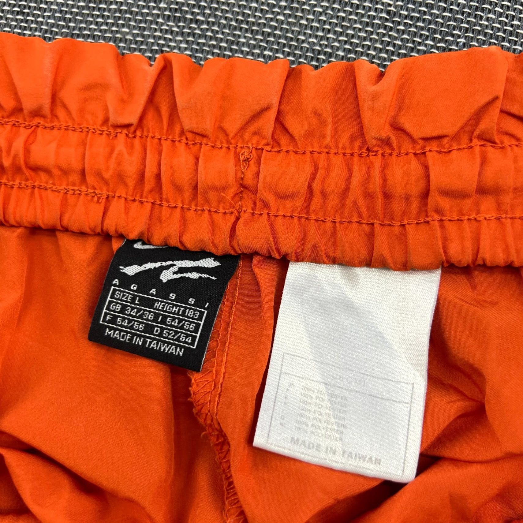Nike Nike Agassi Mens Tennis Shorts L Orange Vintage Swoosh Athletic VTG Y2K Size US 33 - 4 Thumbnail