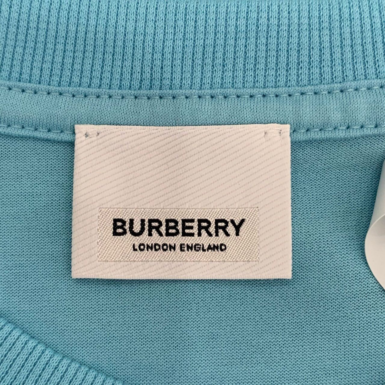 Burberry Burberry 2023 Horse Print Crew Neck Blue Cotton Short Sleev Size US S / EU 44-46 / 1 - 2 Thumbnail