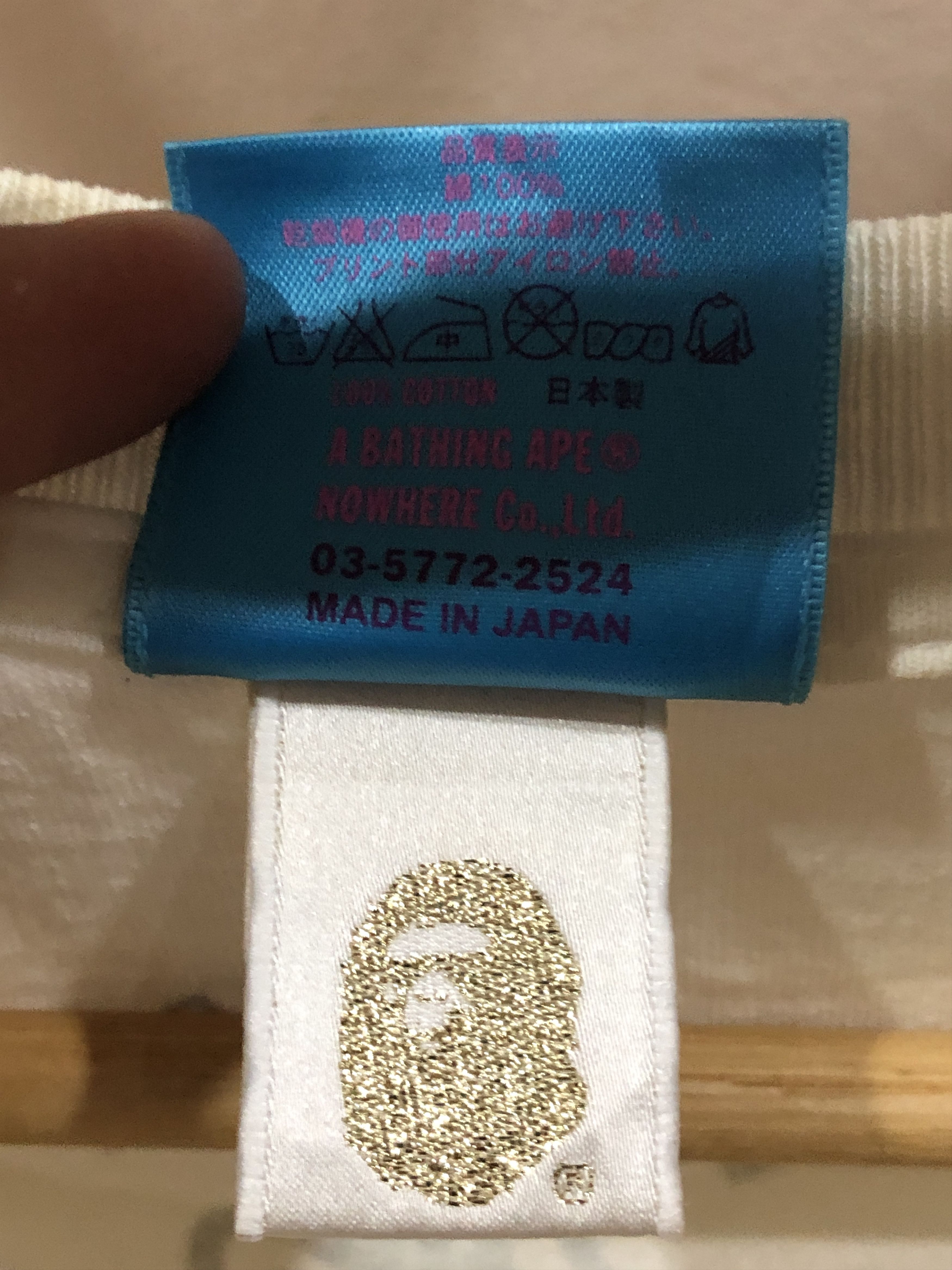 Bape OG Vintage 2005 Bapesta Tee Size US L / EU 52-54 / 3 - 5 Thumbnail