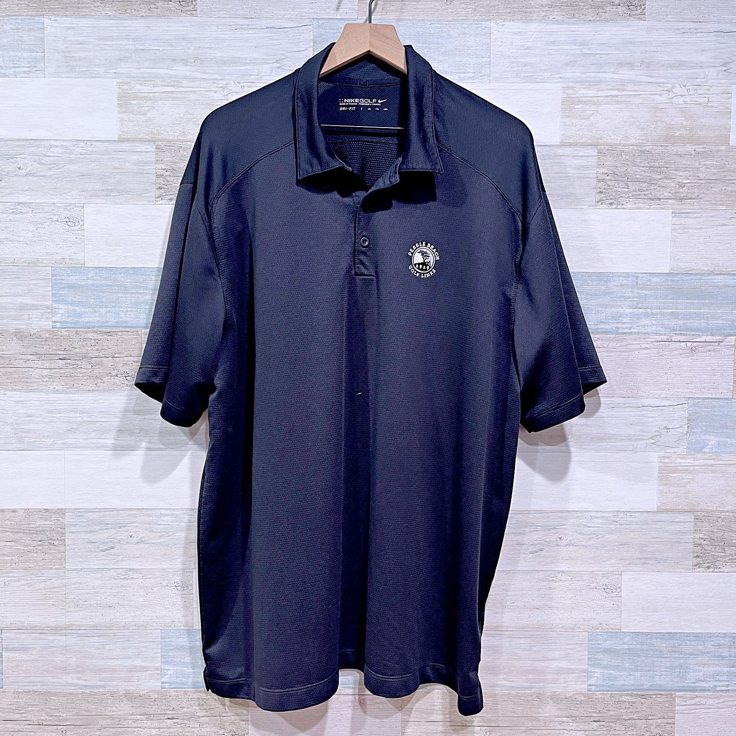 Nike Nike Pebble Beach Golf Links Polo Shirt Black Mens XXL 2XL Size US XXL / EU 58 / 5 - 1 Thumbnail