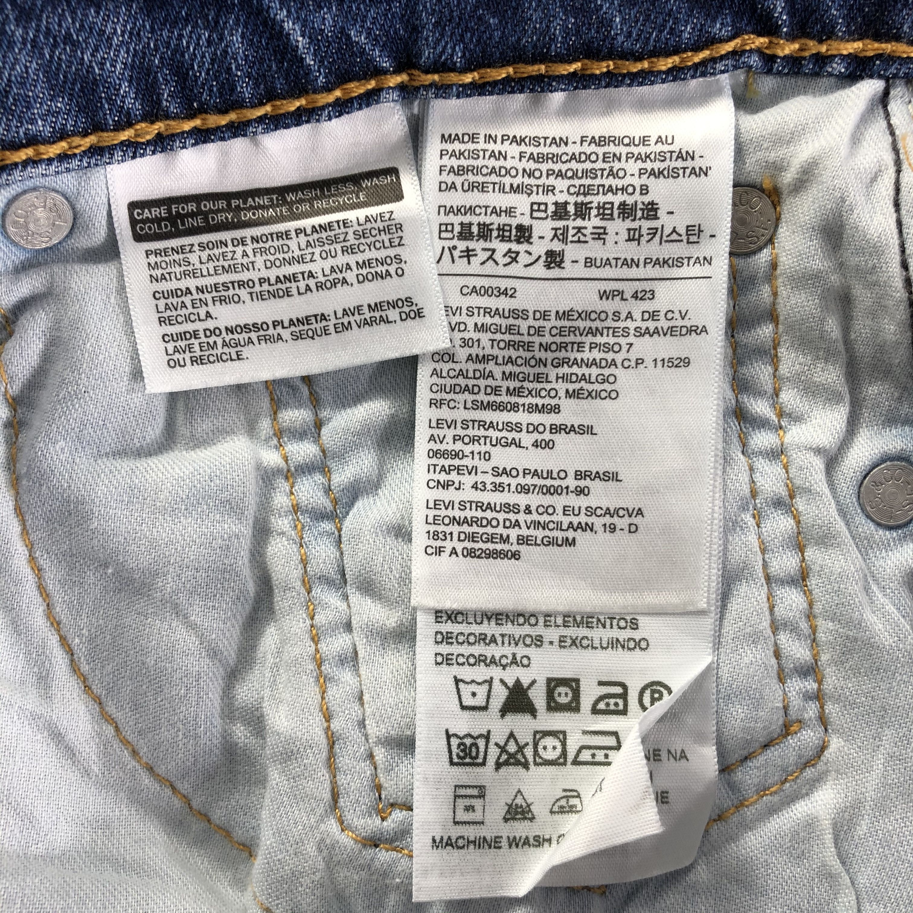 Levi's × Vintage Vintage Blue Wash Levis 510 Jeans-JM3261 Size US 30 / EU 46 - 9 Thumbnail