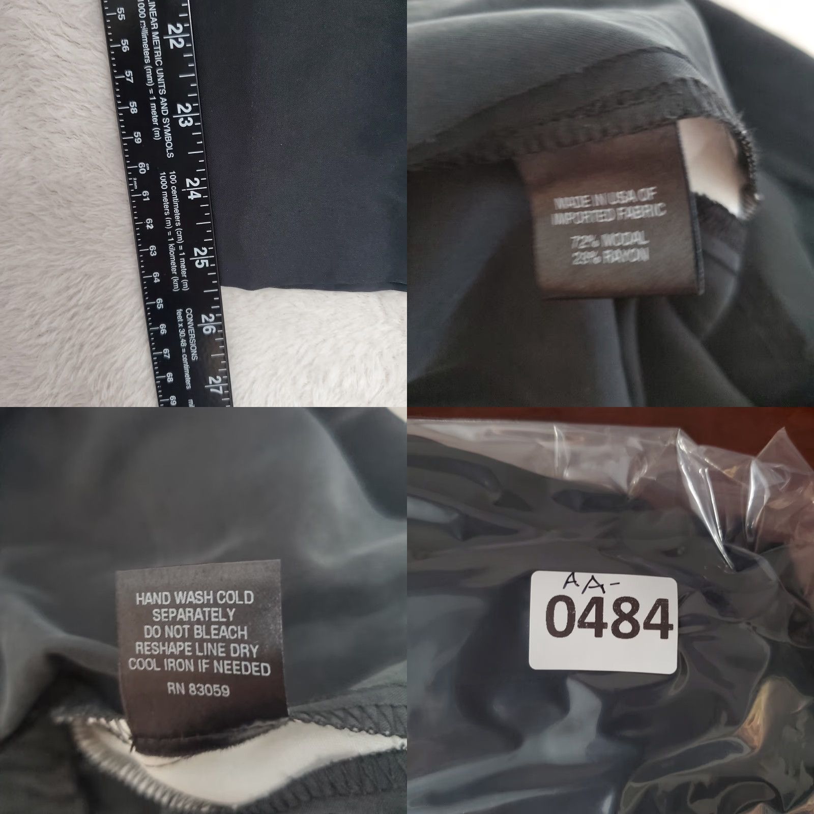 Drew Drew Sweatpants Women S Black White Stripe Modal Rayon Tapered USA Pants Inseam 25.5 in 28 in Waist 28" Hand Pockets Faux Fly Athleisure Jogger Casual Size 28" / US 6 / IT 42 - 8 Thumbnail