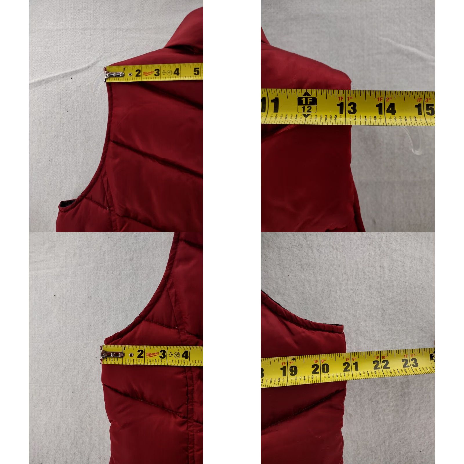 Eddie Bauer Eddie Bauer Vest Womens Large Puffer Down Zip Full Zip Inner Pockets Insulated Winter Red Women L Vest Size L / US 10 / IT 46 - 8 Thumbnail