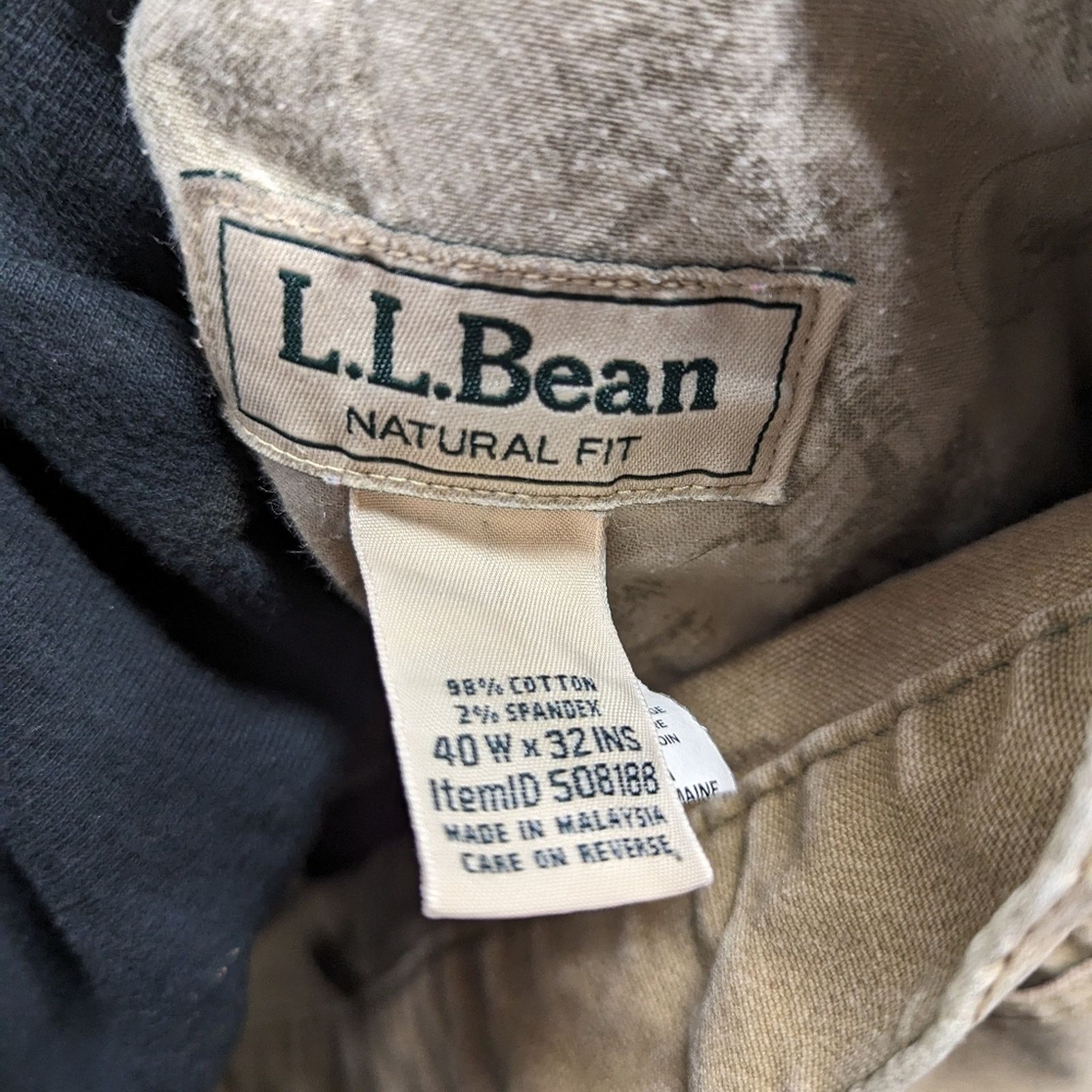 L.L. Bean L.L.Bean Khaki Cargo Work Pants - 40 Size US 40 / EU 56 - 2 Thumbnail