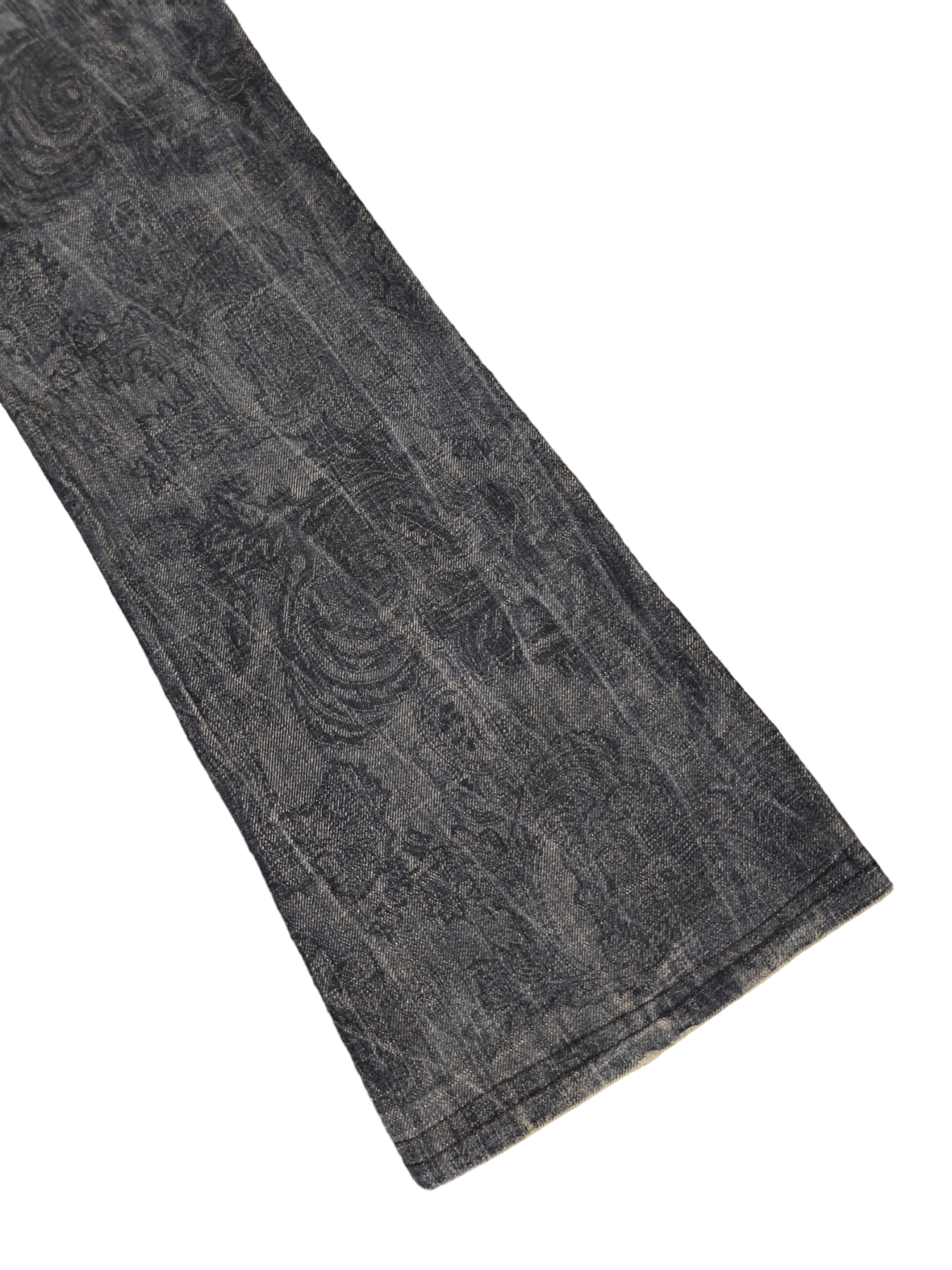 If Six Was Nine Flare Jeans Riobera Embroide Faded Low Rise Boot Cut Y2k Goa Size US 28 / EU 44 - 8 Thumbnail