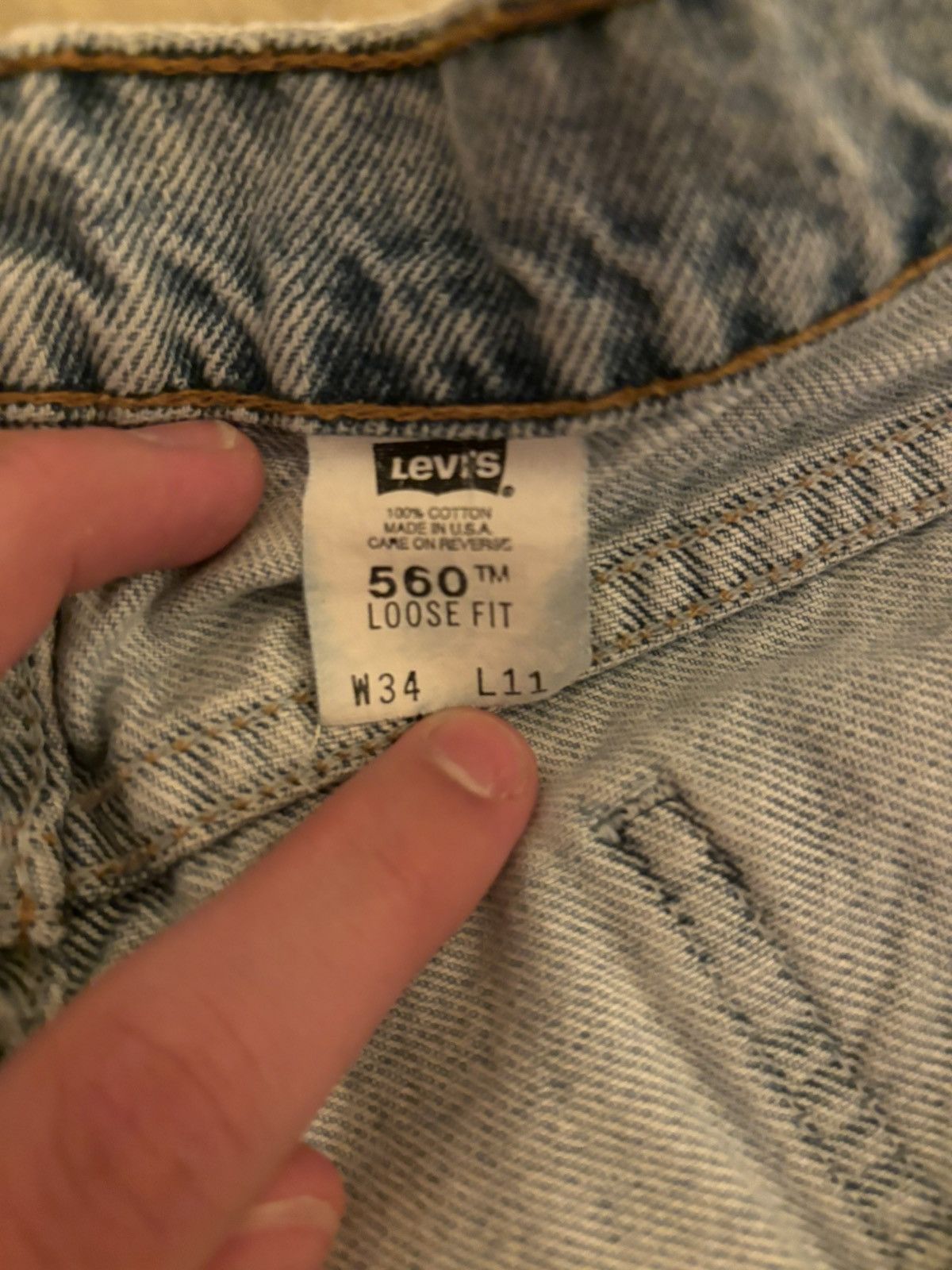 Levi's × Levi's Vintage Clothing × Vintage VINTAGE ORANGE TAB JORTS Size US 34 / EU 50 - 4 Thumbnail