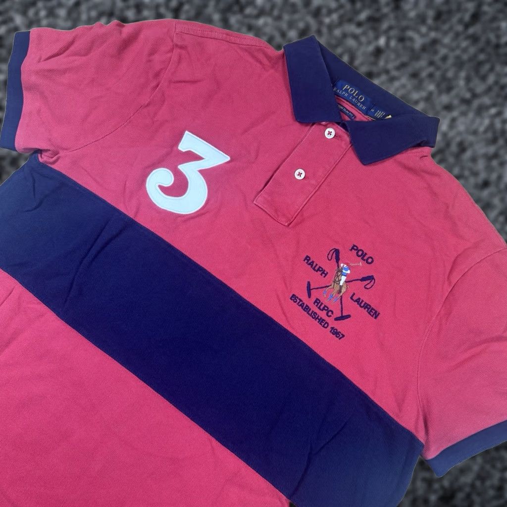 Ralph Lauren Ralph Lauren Polo Rugby Shirt Mens Slim Medium Short Sleeve Multicolor Rugby Shirt Men Slim M Size US M / EU 48-50 / 2 - 1 Thumbnail