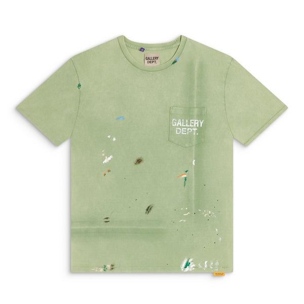 Gallery Dept. o1mle0226 Vintage Logo Painted T-Shirt in Light Green Size US XS / EU 42 / 0 - 1 Thumbnail