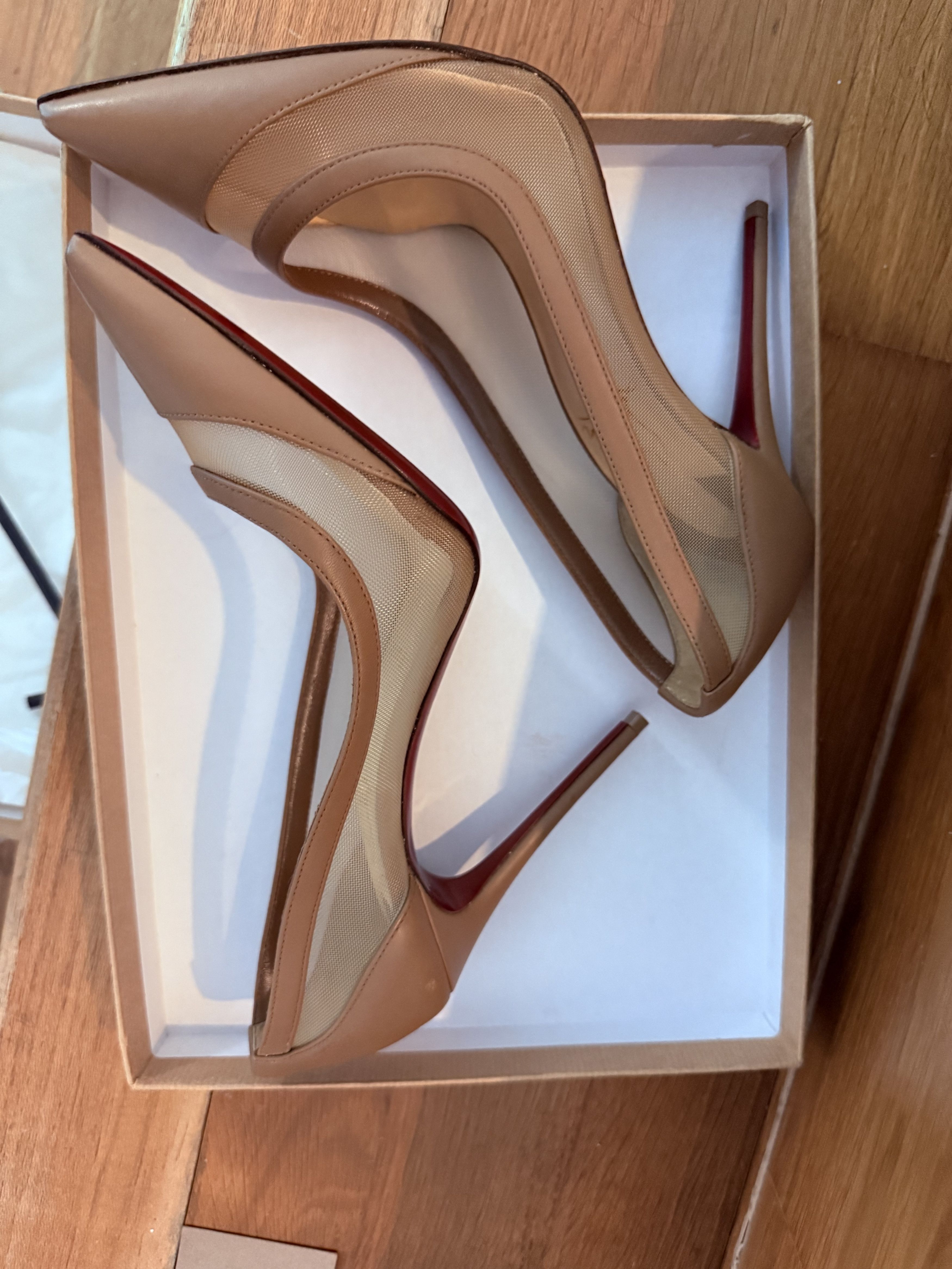 Christian Louboutin Galativi 100 Size US 7 / IT 37 - 5 Thumbnail