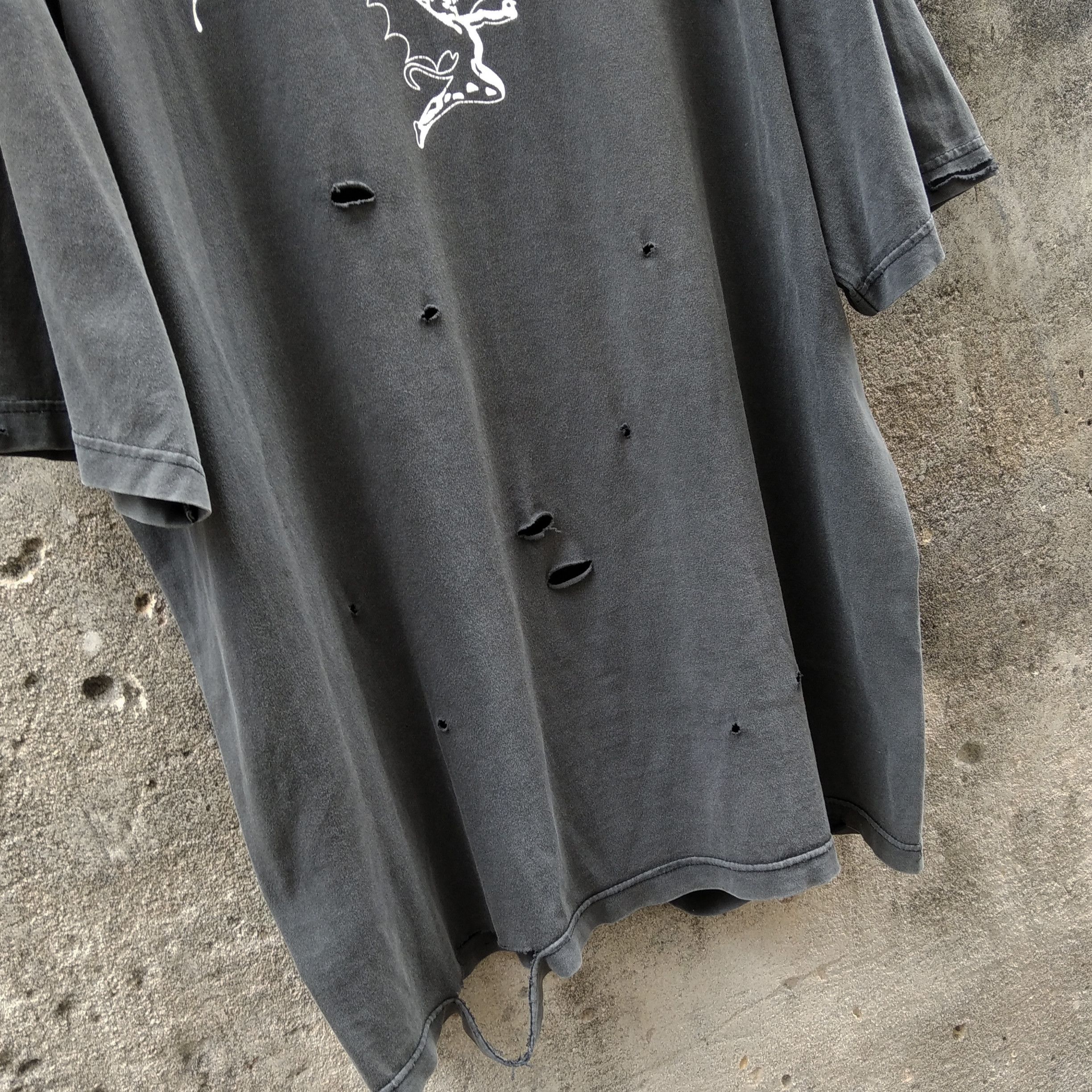 4GSELLER Vintage Early 00's BLACK SABBATH Thrashed T-Shirt Size US XL / EU 56 / 4 - 8 Thumbnail
