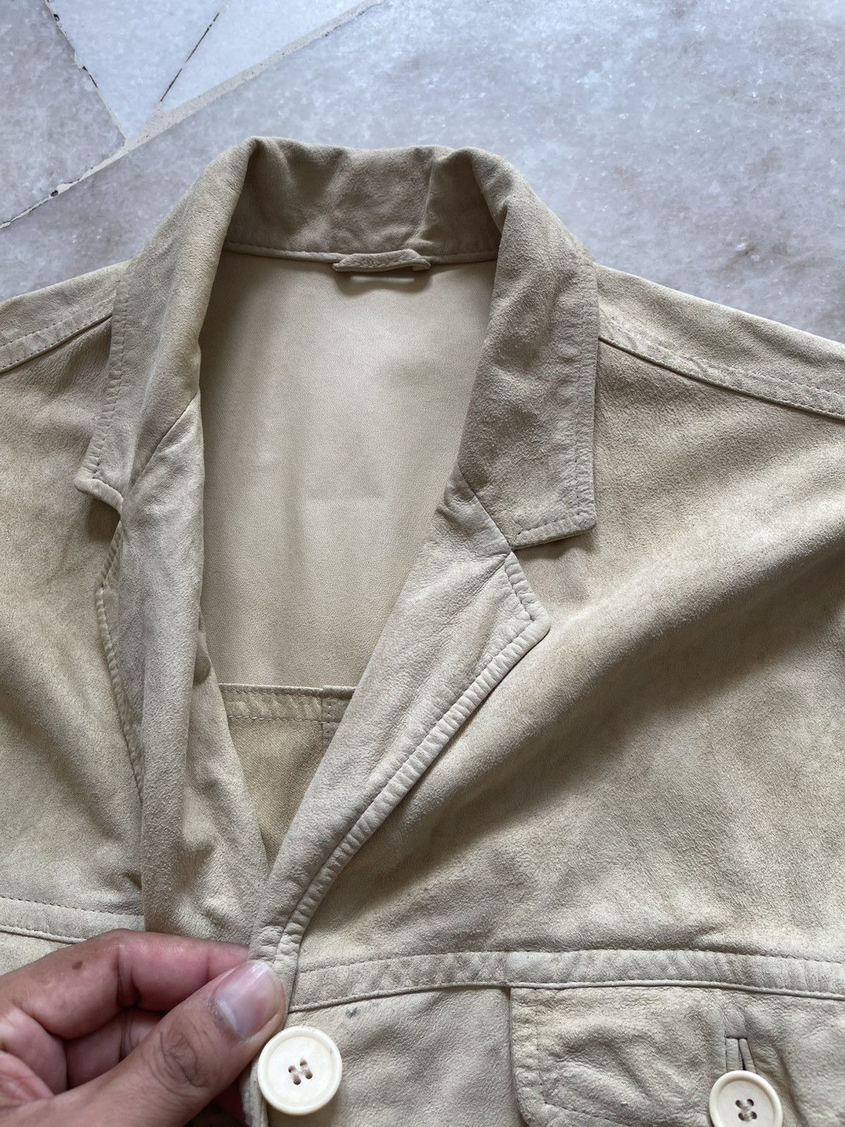 Jil Sander Vintage Jil Sander Raf Simons Era Suede Leather Jacket Size US M / EU 48-50 / 2 - 13 Thumbnail