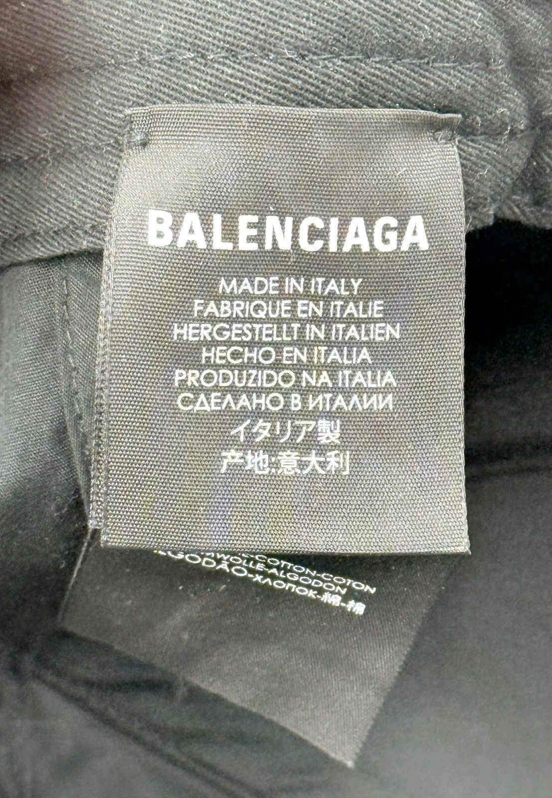 Balenciaga Balenciaga Rainbow Visor Logo Black Baseball Cap Size ONE SIZE - 6 Thumbnail