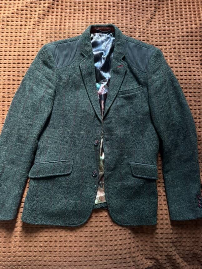 Ted Baker Ted Baker London Wool Tweed Blazer Size 3 / 38R / M Size 38R - 1 Thumbnail