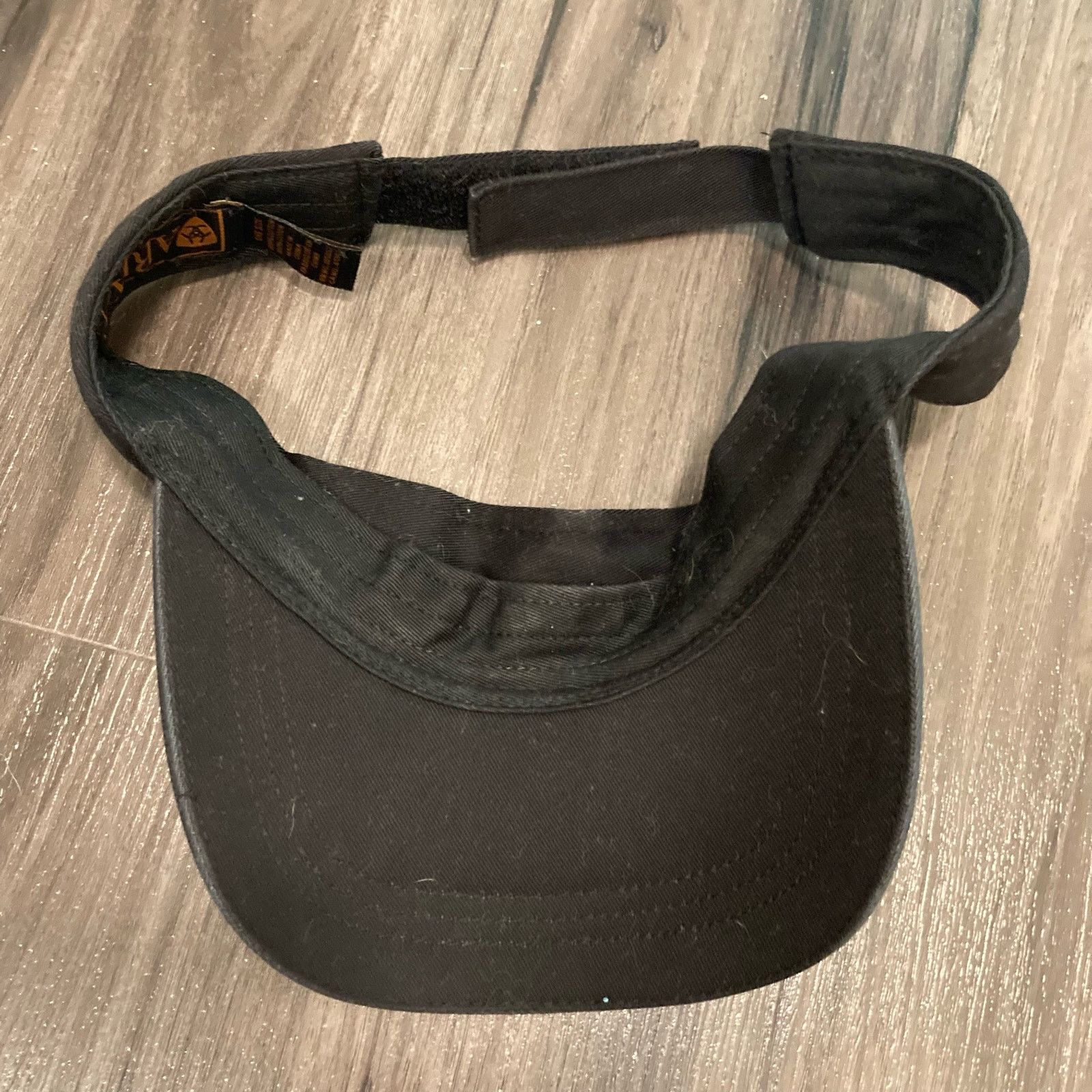 Ariat Ariat Sport Black Visor White Embroidered Logo Adjustable Size ONE SIZE - 5 Thumbnail