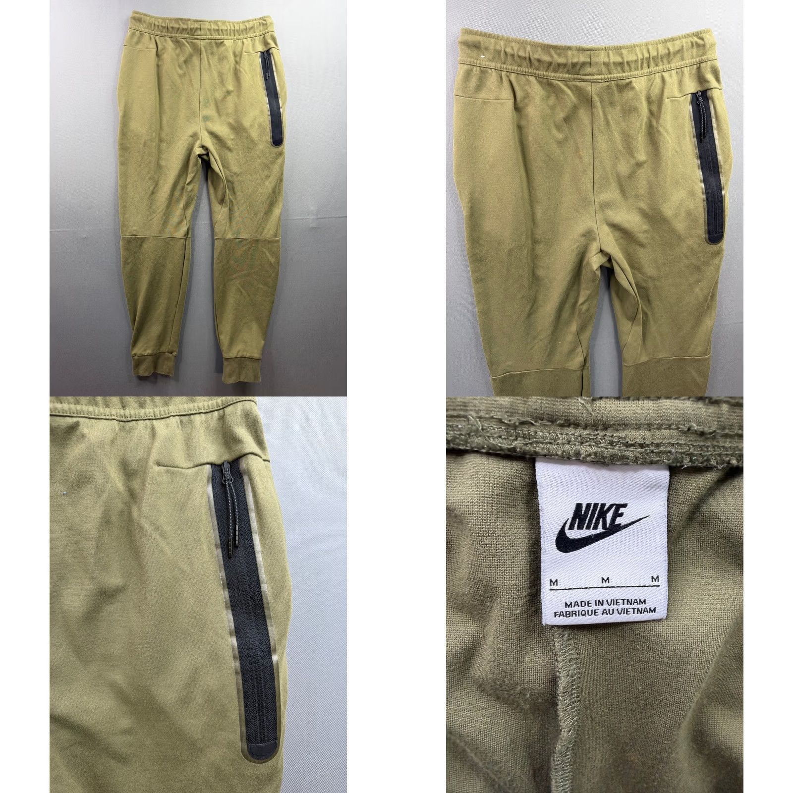 Nike Nike Tech Fleece Tracksuit Mens Olive Green Full Zip Hoodie Joggers Set M Size US M / EU 48-50 / 2 - 9 Thumbnail