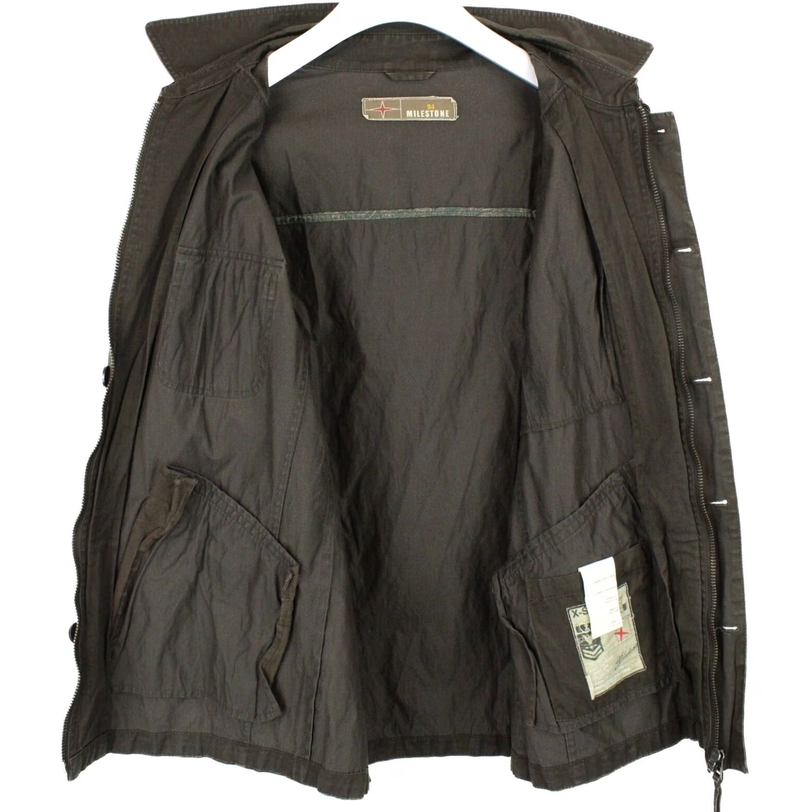 Vintage MILESTONE X-Series Effecto Jacket Men's MEDIUM Khaki Jacket Reg Men Size US M / EU 48-50 / 2 - 4 Thumbnail