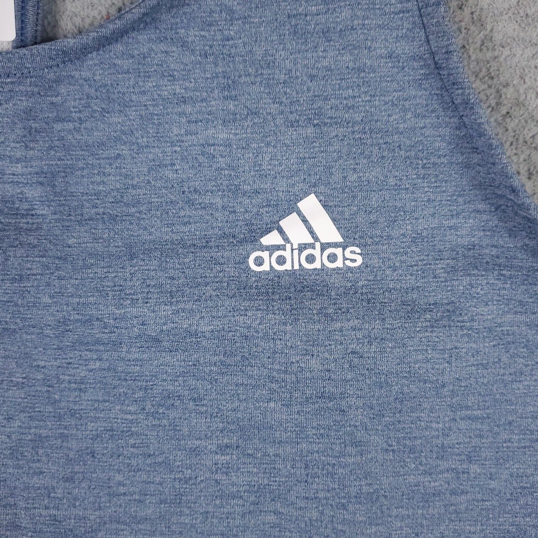 Adidas Adidas Tank Top Shirt Womens Medium Blue Active Running Workout Tank Top Shirt Womens M Blue Adidas Workout Size M / US 6-8 / IT 42-44 - 2 Thumbnail