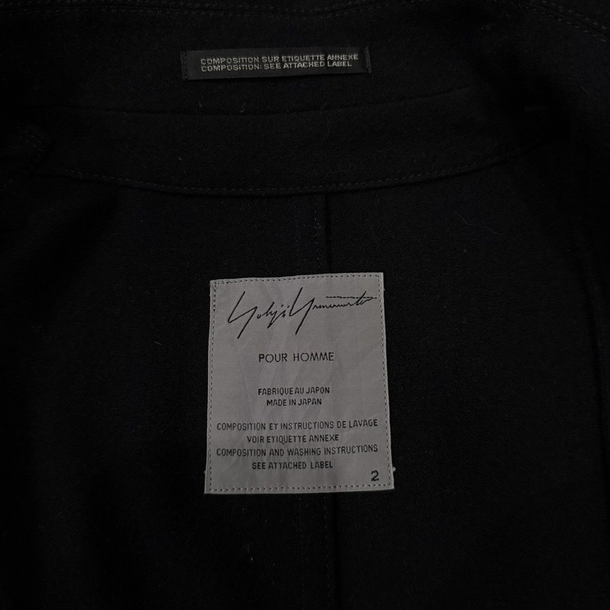 Yohji Yamamoto AW2011 Yohji Yamamoto Pour Homme Military Wool Jacket Size US M / EU 48-50 / 2 - 21 Thumbnail