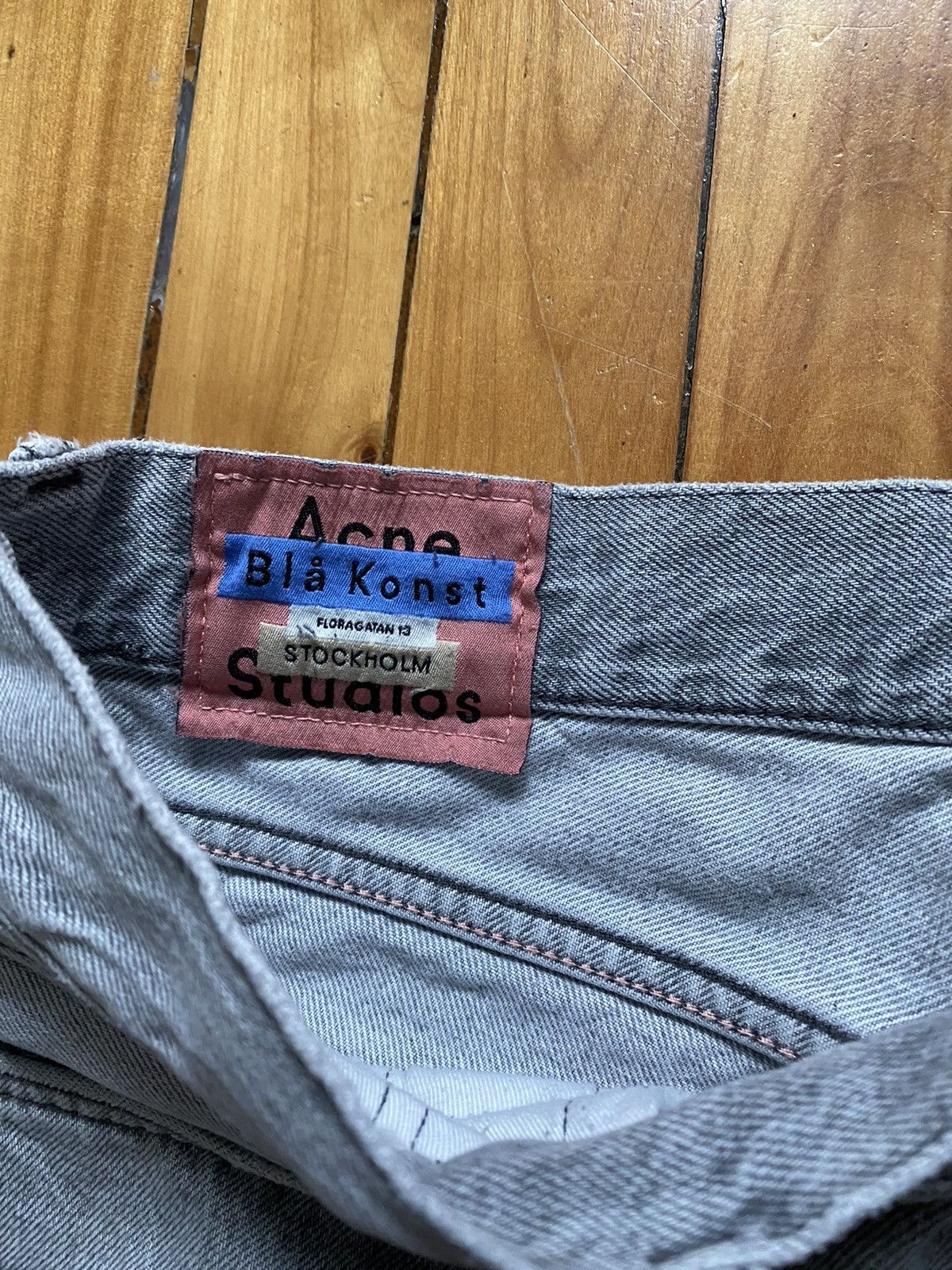 Acne Studios Mace Stone Grey Acne jeans Size US 30 / EU 46 - 4 Thumbnail