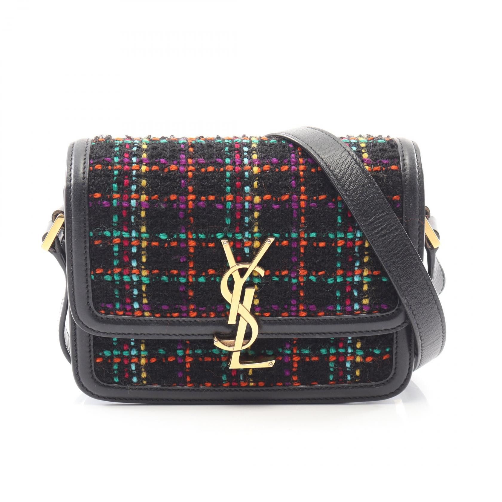 Other Other Saint Laurent Paris Solferino Small Fabric Leather Shoulder Bag Textile Shoulder Bag 634306 DUTY FREE for USA Size ONE SIZE - 1 Thumbnail