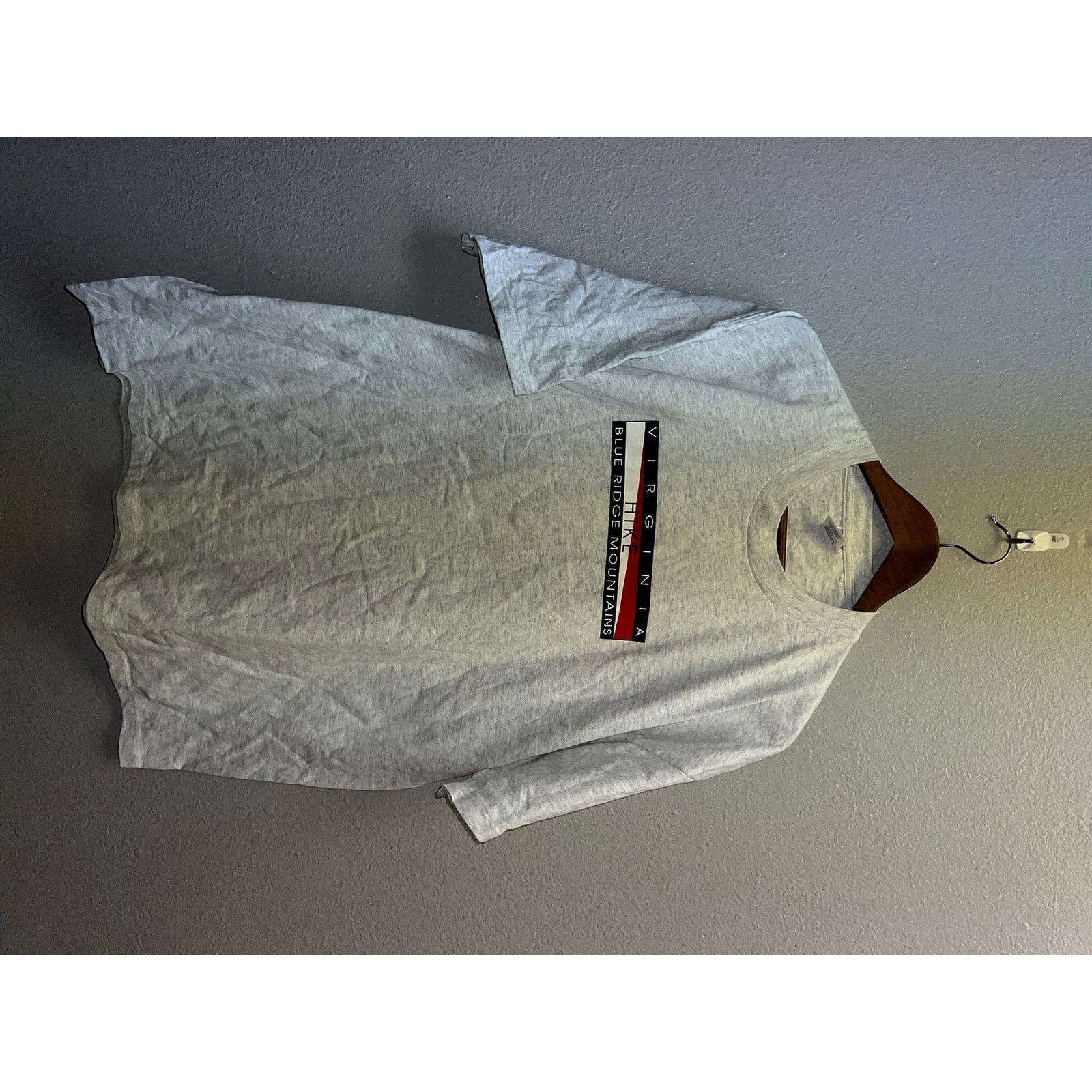 Jerzees Vintage Virginia Shirt Scenic railroad Test Print Tee 90s XL Size US XL / EU 56 / 4 - 2 Thumbnail
