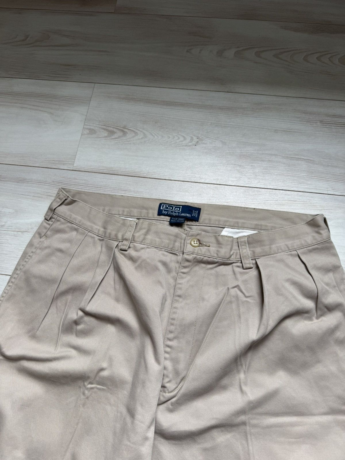 Polo Ralph Lauren Vintage Polo Ralph Lauren shorts Beige Streetwear style Size US 34 / EU 50 - 9 Thumbnail