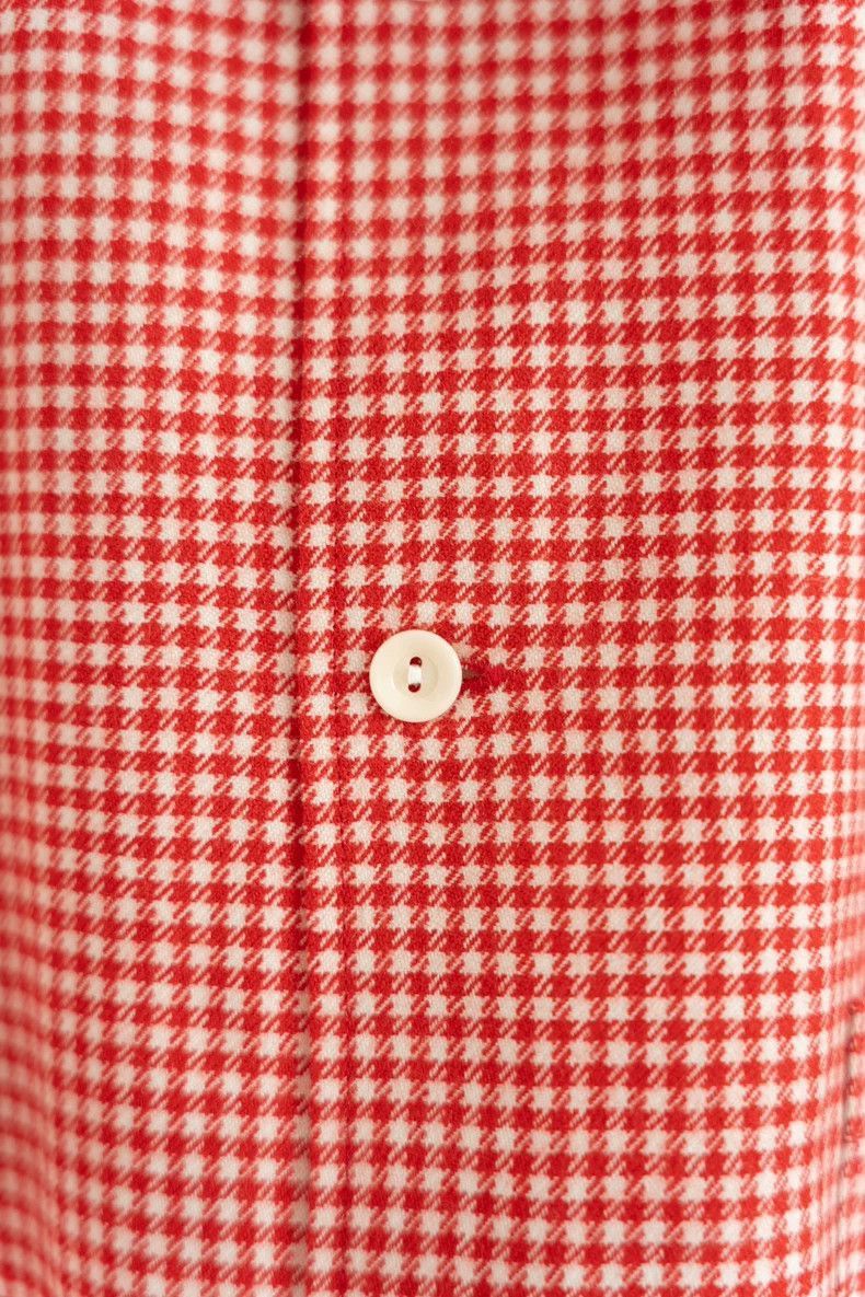 Yohji Yamamoto Yohji Yamamoto Yohji Yamamoto Red Checkered Shirt Size US M / EU 48-50 / 2 - 5 Thumbnail