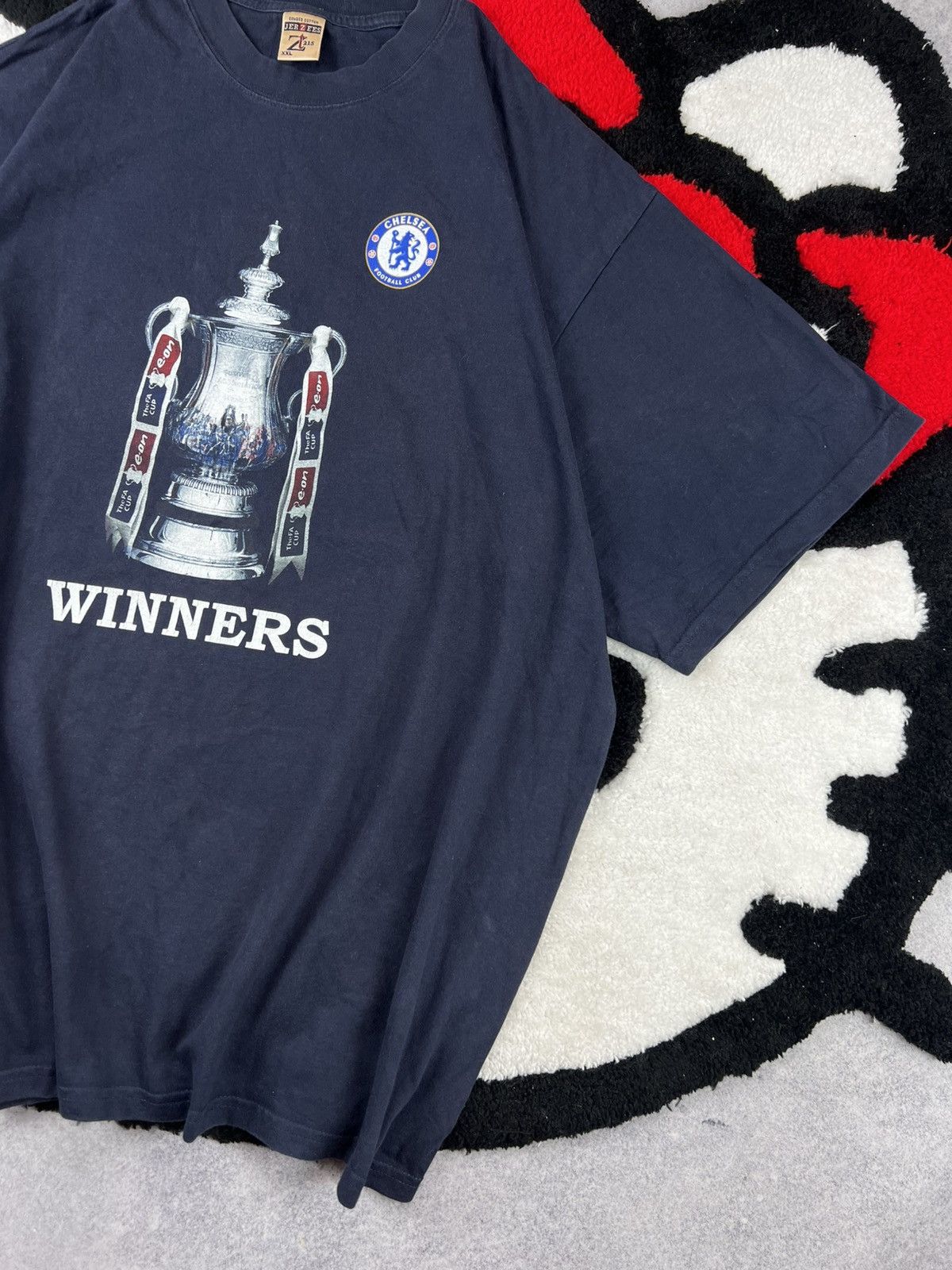 Chelsea Soccer Chelsea Vintage Winners 2007 Football Soccer Y2K Tee Shirt Size US XXL / EU 58 / 5 - 3 Thumbnail