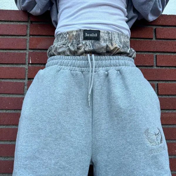 VIBE Double Waist Camouflage Boxer Baggy Sweatpants Size US 37 - 3 Thumbnail