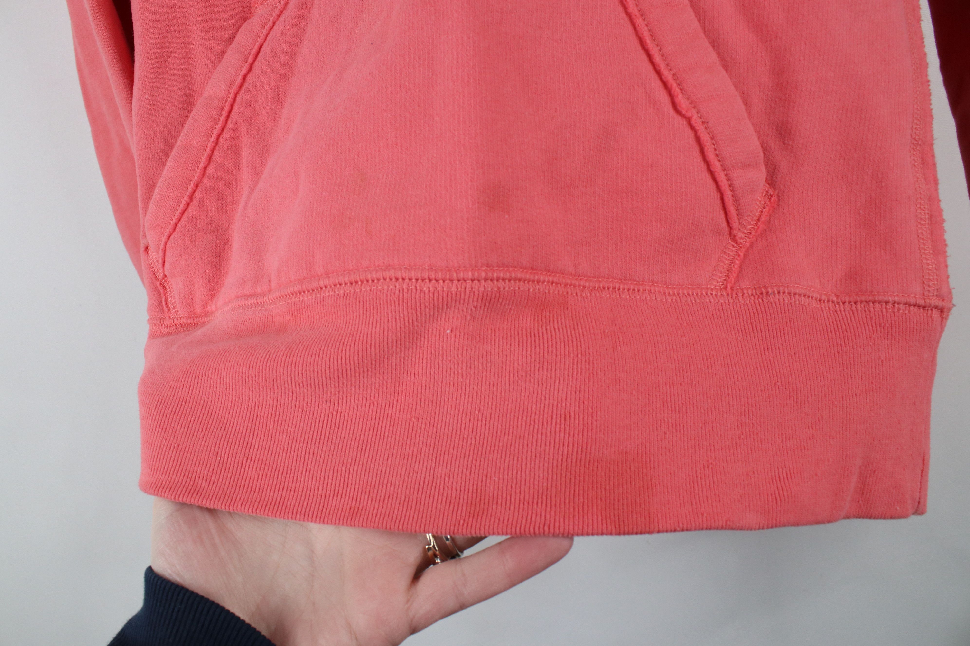 Abercrombie & Fitch × Vintage Vintage 90s Y2K Abercrombie & Fitch Script Hoodie Pink Size L / US 10 / IT 46 - 4 Thumbnail