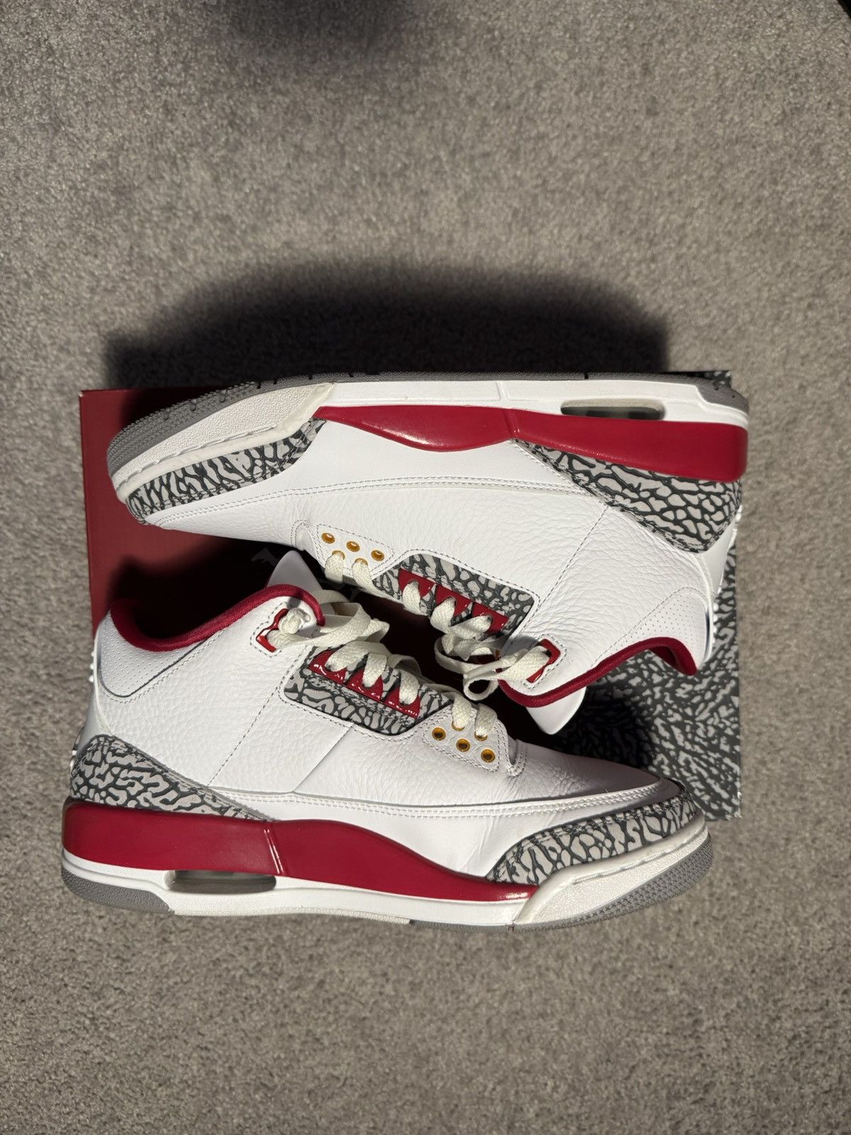 Jordan Brand Jordan 3 Cardinal Red Size US 9.5 / EU 42-43 - 2 Thumbnail