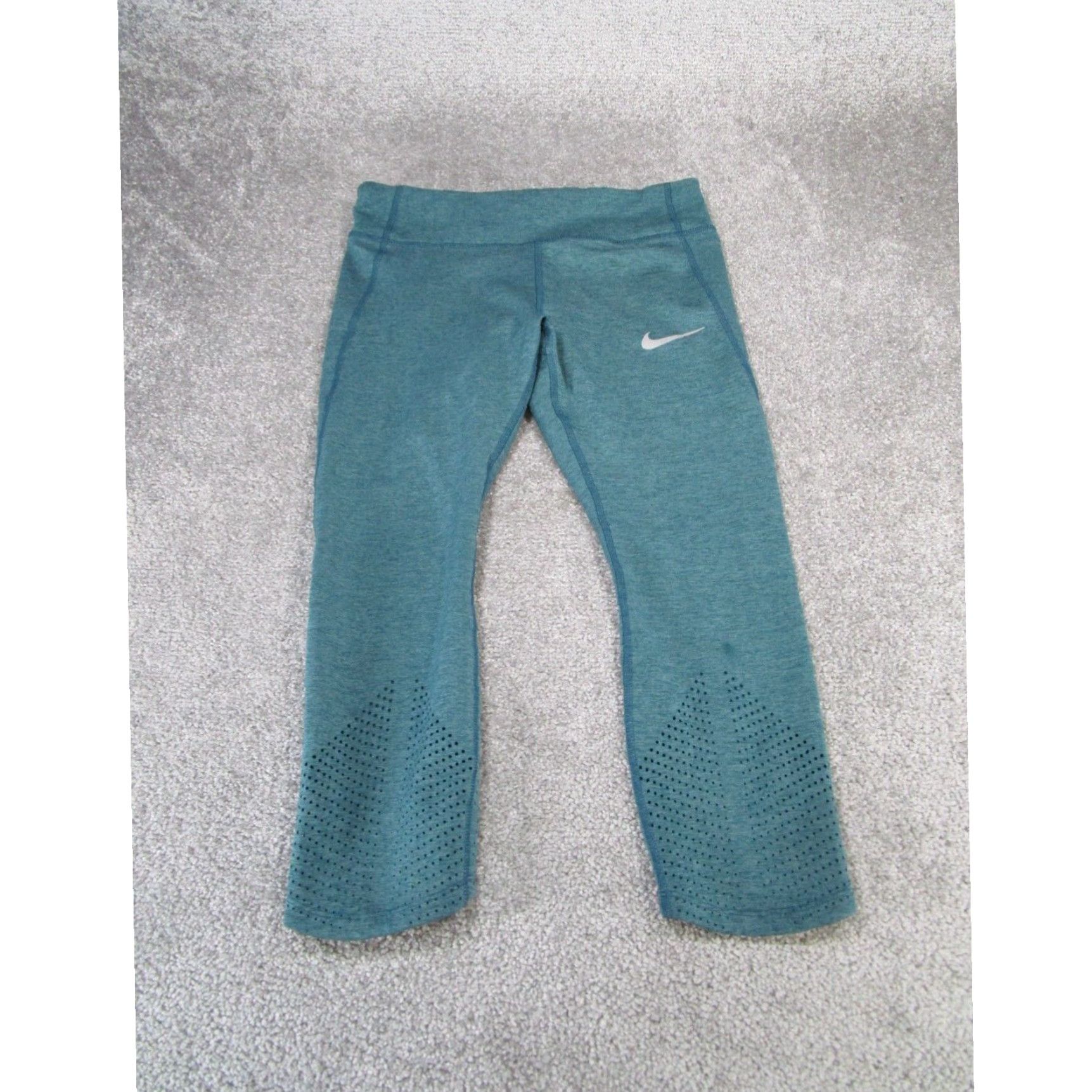 Nike Nike Dri Fit Leggings Womens Large Extra Large XL Blue Crop Size 36" / US 14 / IT 50 - 1 Thumbnail