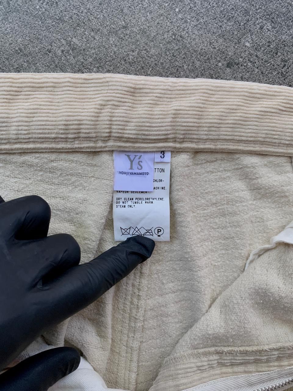 Yohji Yamamoto FREE TAX! Ys Corduroy Cropped Trousers Size US 29 - 8 Thumbnail