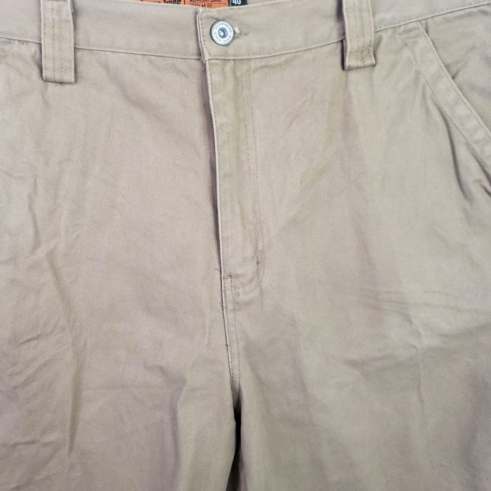 Vintage Jesse James Workwear Shorts Men's Regular Fit Brown Canvas Cargo Pocket 40x10 Workwear Size US 40 / EU 56 - 3 Thumbnail
