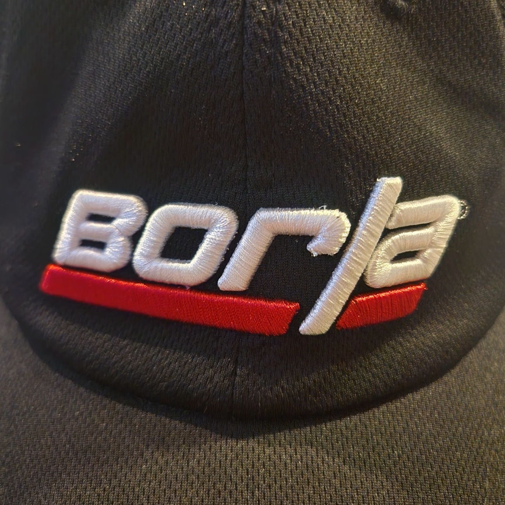Logo 7 Borla Exhaust Hat Cap Adjustable Strap Black Embroidered Logo Racing Cars Cap Size ONE SIZE - 2 Thumbnail